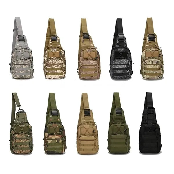 Tactical Sling Bag with MOLLE System for Outdoor & Travel