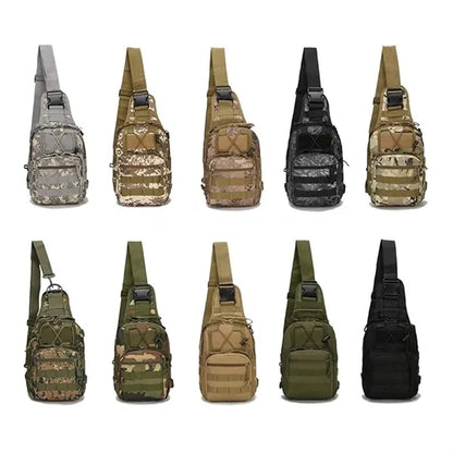 Tactical Sling Bag with MOLLE System for Outdoor & Travel