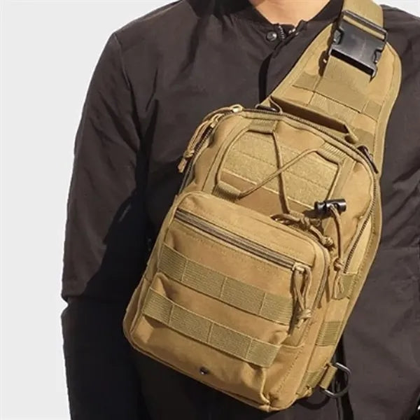 Tactical Sling Bag with MOLLE System for Outdoor & Travel