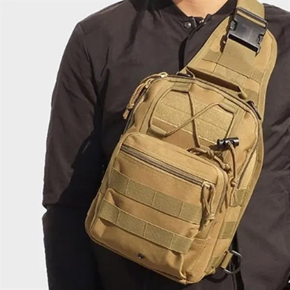 Tactical Sling Bag with MOLLE System for Outdoor & Travel