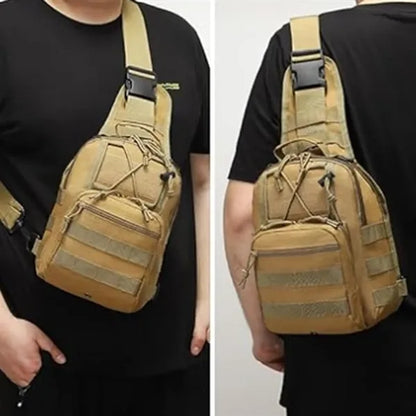 Tactical Sling Bag with MOLLE System for Outdoor & Travel