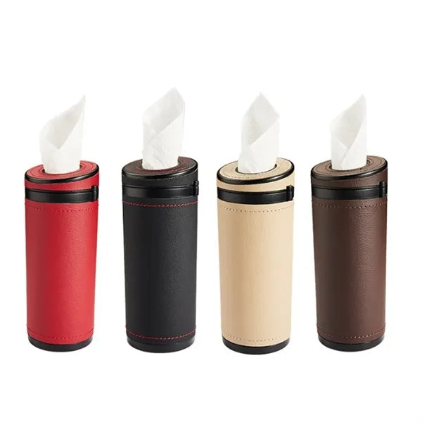 Car Tissue Holder with Built-in Safety Hammer