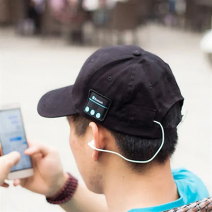 Bluetooth Music Baseball Cap with Wireless Headset