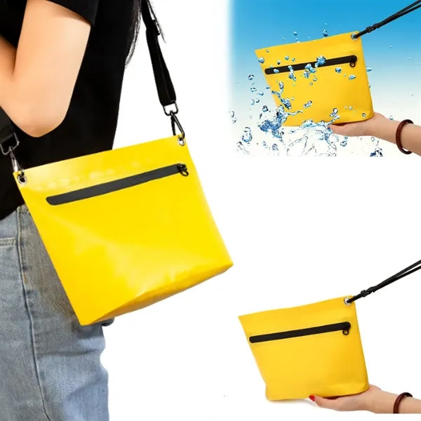 Waterproof Casual Wristlet Bag with Zipper Pocket
