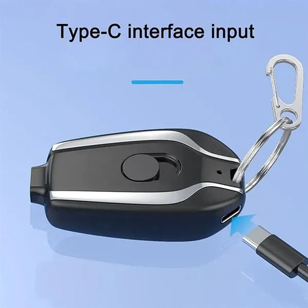 Mini Emergency Portable Mobile Phone Keychain Power Bank