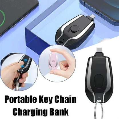 Mini Emergency Portable Mobile Phone Keychain Power Bank