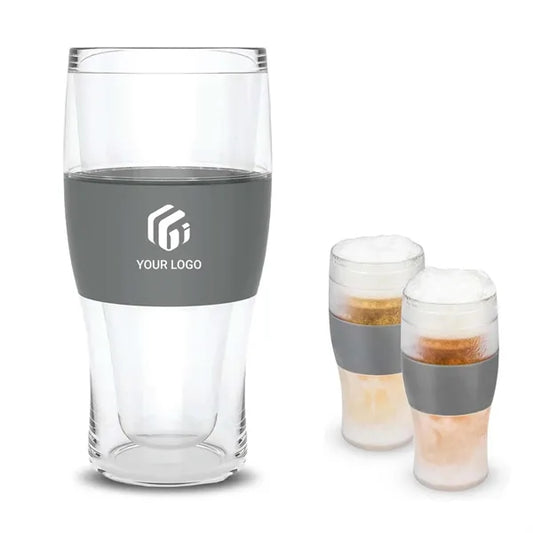 16oz double walled insulated ice pint beer glasses tumbler
