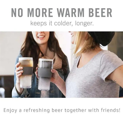 16oz double walled insulated ice pint beer glasses tumbler