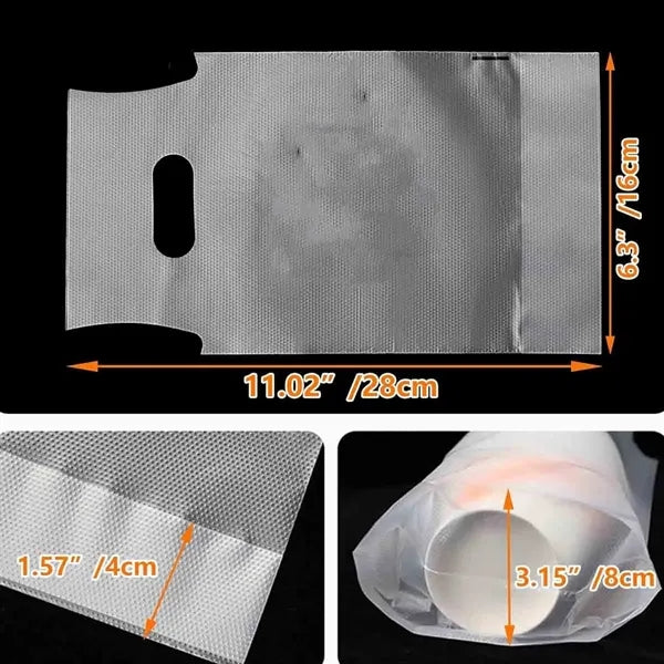 Clear Plastic Take Out Bag