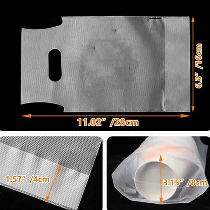 Clear Plastic Take Out Bag