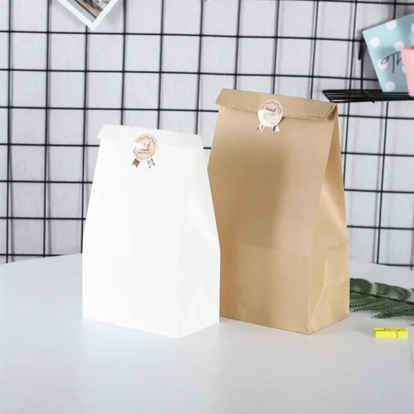 Environmentally Friendly Fallen Leaves Kraft Paper Bag