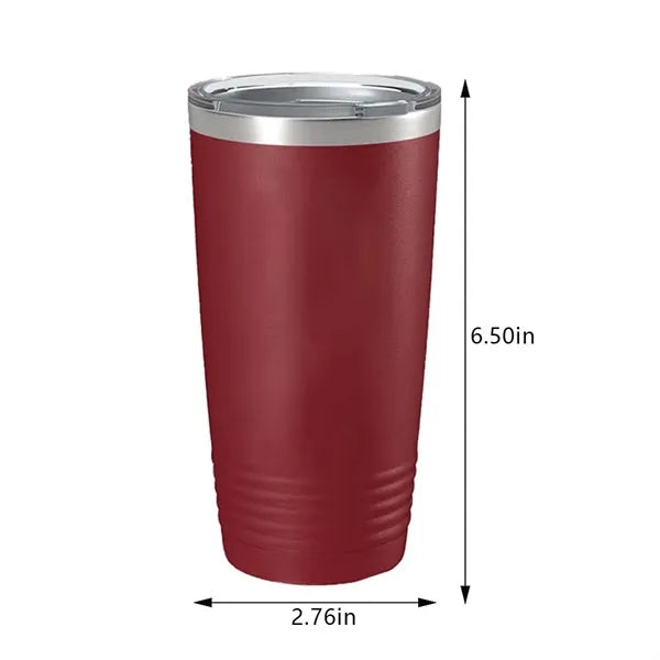 Stainless steel insulated bulk travel mug tumbler with lid