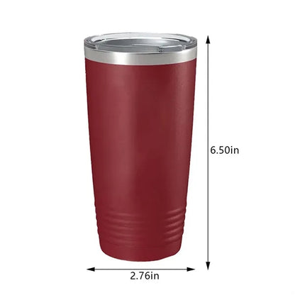 Stainless steel insulated bulk travel mug tumbler with lid