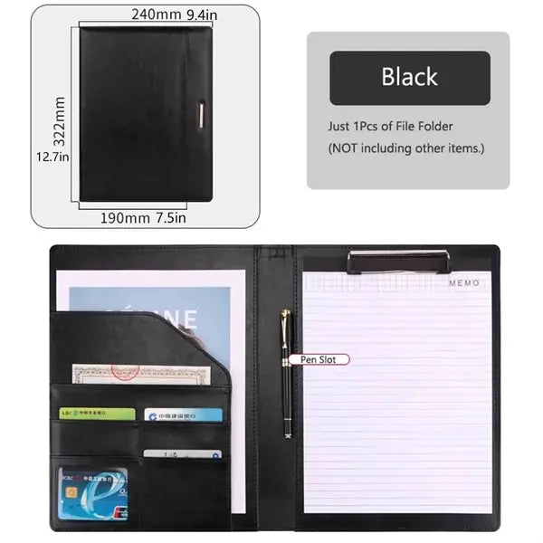 Professional Padfolio with Clipboard