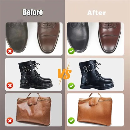 Portable 11pcs boot shine leather cleaning shoe polish kit