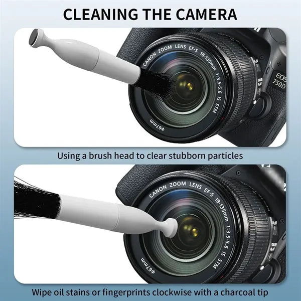 Multifunctional portable laptop screen keyboard cleaner kit