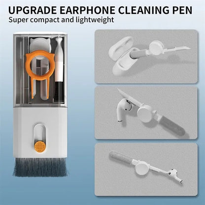 Multifunctional portable laptop screen keyboard cleaner kit