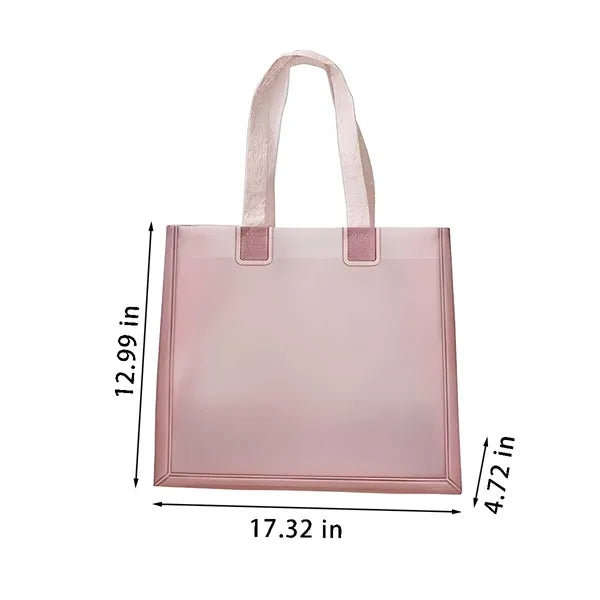 Stadium events reinforced stylish shopping tote clear bag