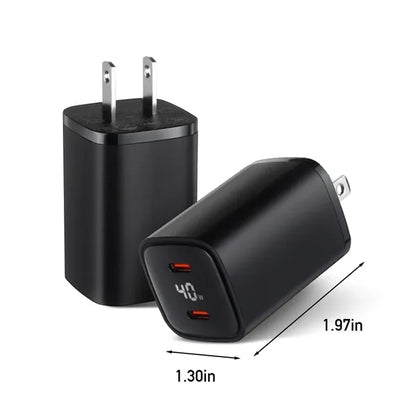Portable Home 40W High Power Mobile Phone Wall Charger