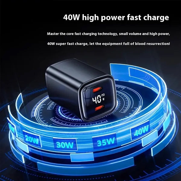 Portable Home 40W High Power Mobile Phone Wall Charger