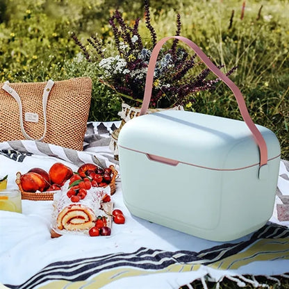 Portable travel camping picnic beach ice chest cooler box