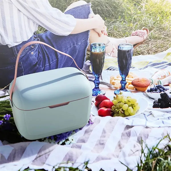 Portable travel camping picnic beach ice chest cooler box