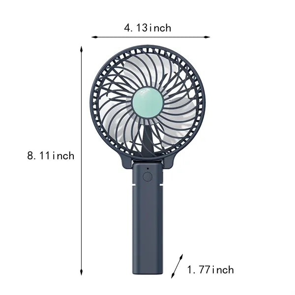 Portable travel cooling desk mini folding handheld fan