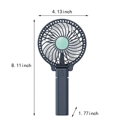 Portable travel cooling desk mini folding handheld fan