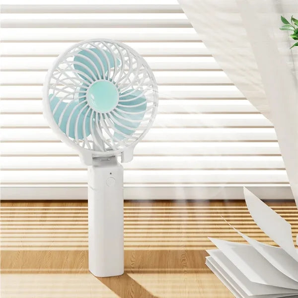 Portable travel cooling desk mini folding handheld fan