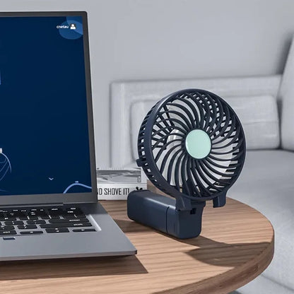Portable travel cooling desk mini folding handheld fan