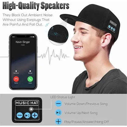 Bluetooth Stereo Music Baseball Cap
