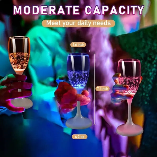 LED Champagne Flutes Cup