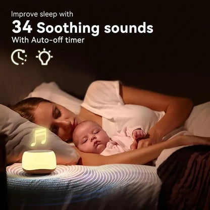 Portable Sound Machine Color Changing 34 Soothing Sounds