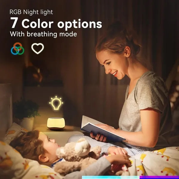 Portable Sound Machine Color Changing 34 Soothing Sounds