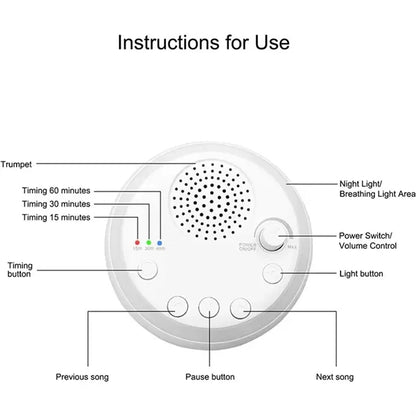 Soother Sleep Sound Machine Night Light