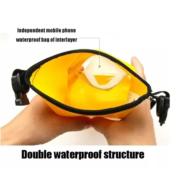Touch Screen 2L Roll Top Waterproof Phone Pouch