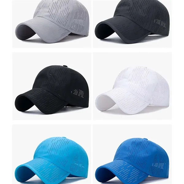 Breathable Golf Fishing Outdoor Mesh Sun Hat Baseball Cap
