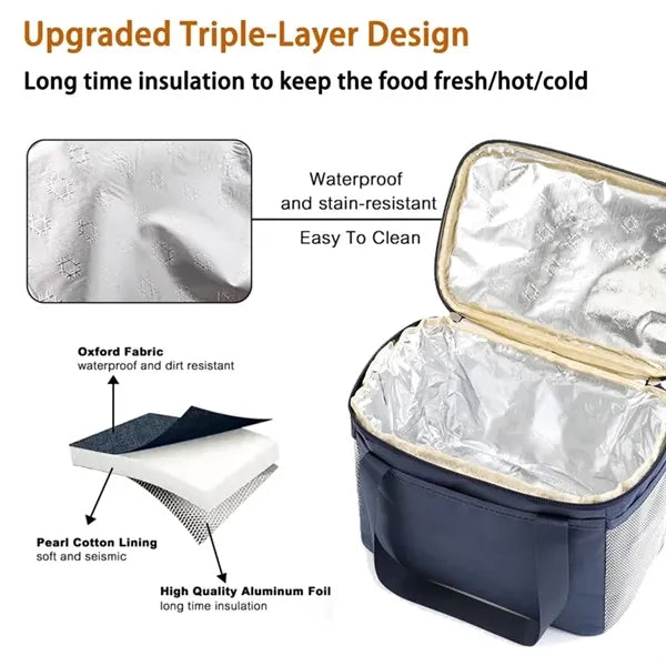 Insulated Lunch Bag Cooler Tote