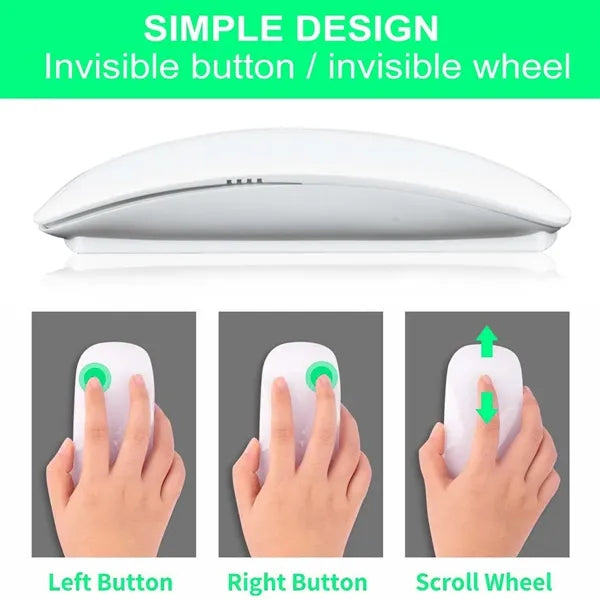 Compatible silent wireless ultra-thin computer mouse