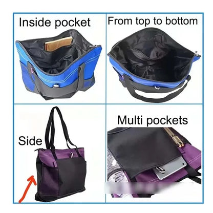 Utility Top Zipper Nurse Teacher Gifts Shopping Tote Bag