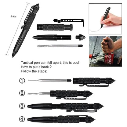 Military Tactical Emergency Glass Breaker Pen