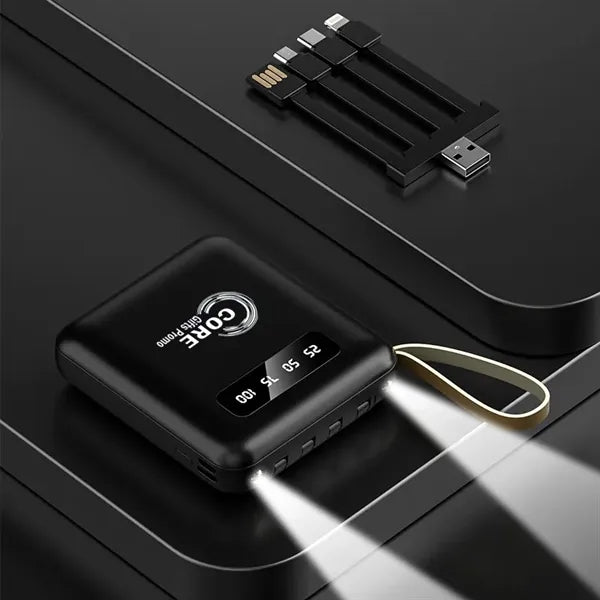 Mini Power Bank with Flashlights