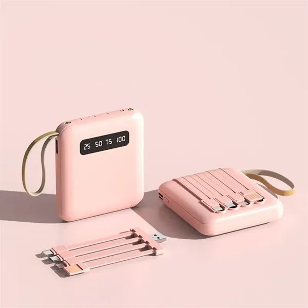 Mini Power Bank with Flashlights