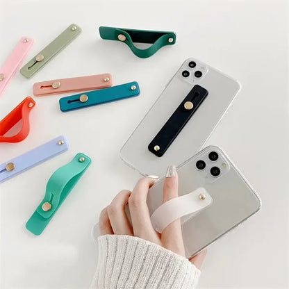 Phone Grip Holder Telescopic Finger Strap Stand