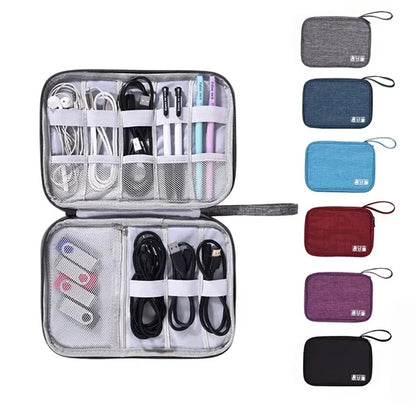 Travel Cable Cord Organizer Case