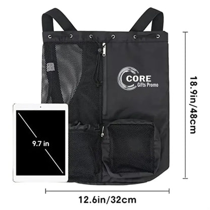Mesh Backpack Swimming Drawstring Bag