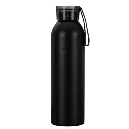 22 OZ Recycled RPET Aluminum Bottle With Carry Strap Lid