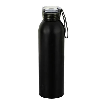 22 OZ Recycled RPET Aluminum Bottle With Carry Strap Lid