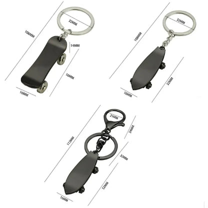 Mini Scooter Metal Keychain