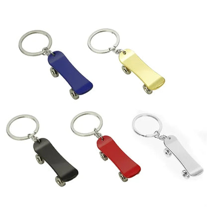 Mini Scooter Metal Keychain